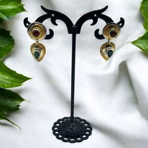 GORGEOUS VINTAGE TABRA STERLING SILVER EARRINGS